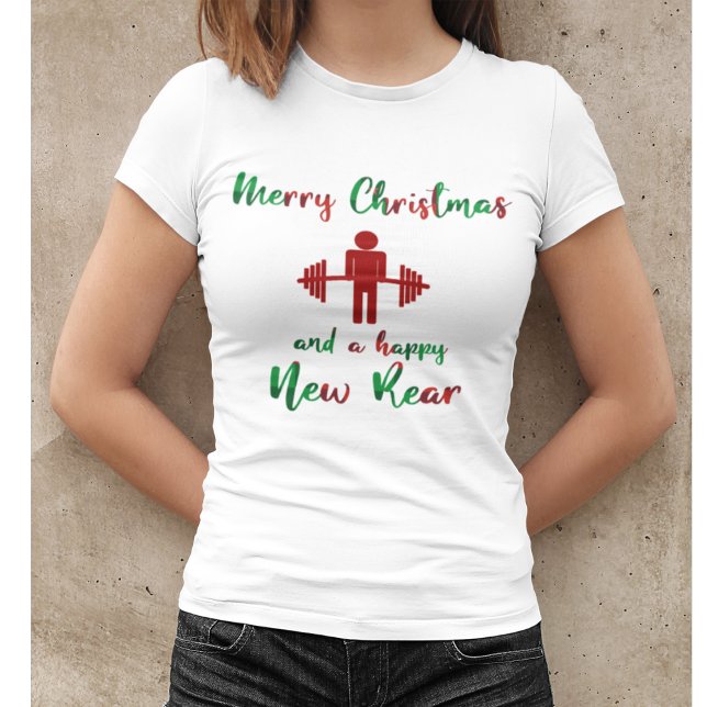 Funny Merry Christmas Fitness Gym Shirt (Creator Uploaded)