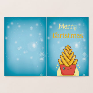Funny Merry Christmas Foil Card