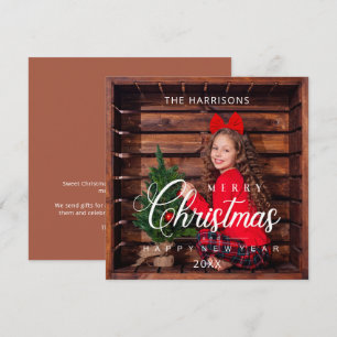 Funny Merry Christmas & Happy New Year Photo
