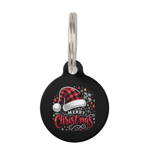 Funny Merry Christmas Pet Tag