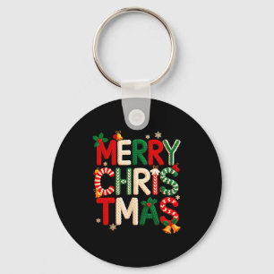 Funny Merry Christmas Yarn Crochet Knitting Quilte Key Ring