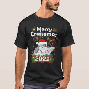 Funny Merry Cruisemas Family Cruise Christmas 2022 T-Shirt