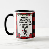 Funny Merry Krampus Personalised Custom Christmas