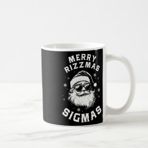 Funny Merry Rizzmas Sigmas Kids Teens School Chris Coffee Mug