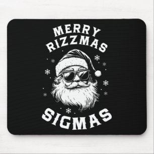 Funny Merry Rizzmas Sigmas Kids Teens School Chris Mouse Pad