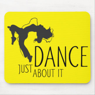 Funny Message - Just Dance About It 1 Mouse Pad