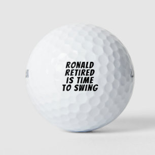 Funny Message Personalised Name Golf Balls