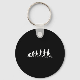 Funny Metal Detecting Art For Men Women Adult Meta Key Ring