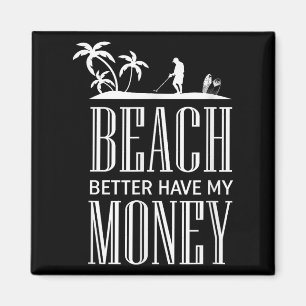 Funny Metal Detecting Quote - Metal Detector Graph Magnet