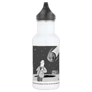Funny Meteor Hitting Earth Disaster 532 Ml Water Bottle