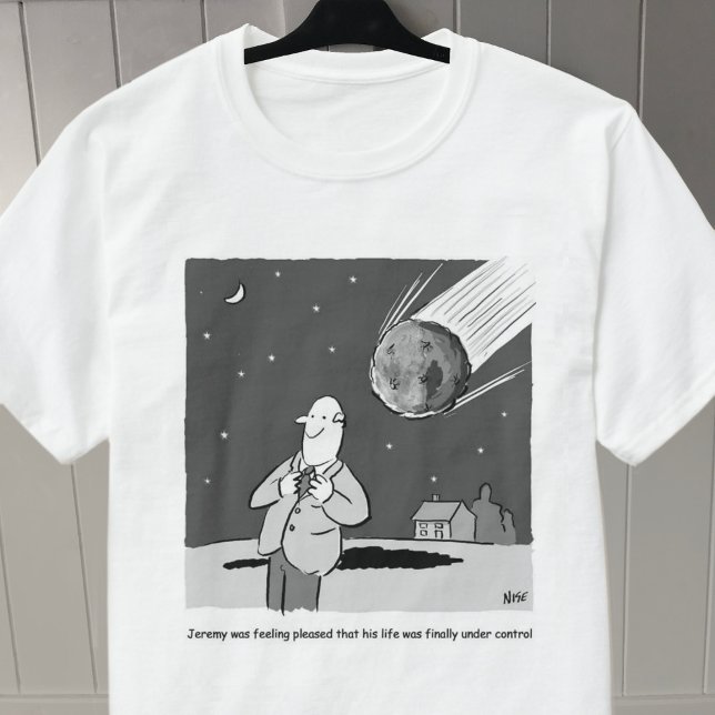 Funny Meteor Hitting Earth Disaster T-Shirt (Creator Uploaded)