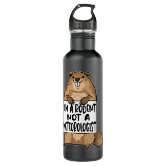 Funny Meteorology Quote - Groundhog Day Humour  710 Ml Water Bottle