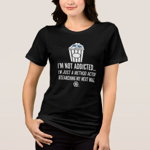 Funny Method Actor Researching Next Role Sarcastic Tri-Blend Shirt