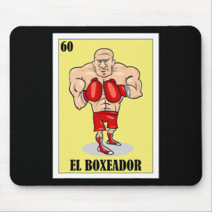 Funny Mexican Boxing Design - El Boxeador 1  Mouse Pad