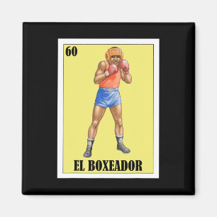 Funny Mexican Boxing Design - El Boxeador 2  Magnet