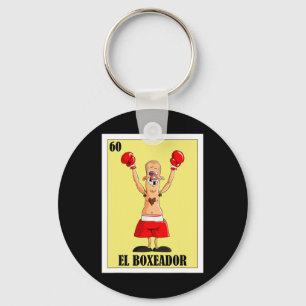 Funny Mexican Boxing Design - El Boxeador  Key Ring