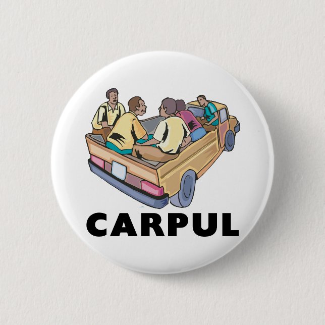 Funny Mexican Carpul 6 Cm Round Badge (Front)