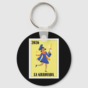 Funny Mexican Design For Graduation - La Graduada Key Ring