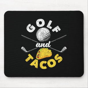 Funny Mexican Dish Favourite Sport Golfer Golf And Mouse Pad