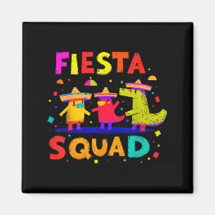 Funny Mexican Fiesta Cinco De Mayo Fun Fiesta Squa Magnet