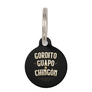 Funny Mexican in Spanish Pet Tag