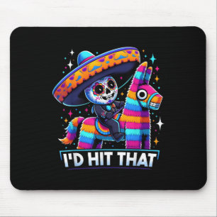 Funny Mexican Party Pinatas Id Hit That Cinco De M Mouse Pad