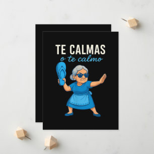 Funny Mexican Spanish Grandma Announcement