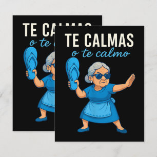 Funny Mexican Spanish Grandma Card