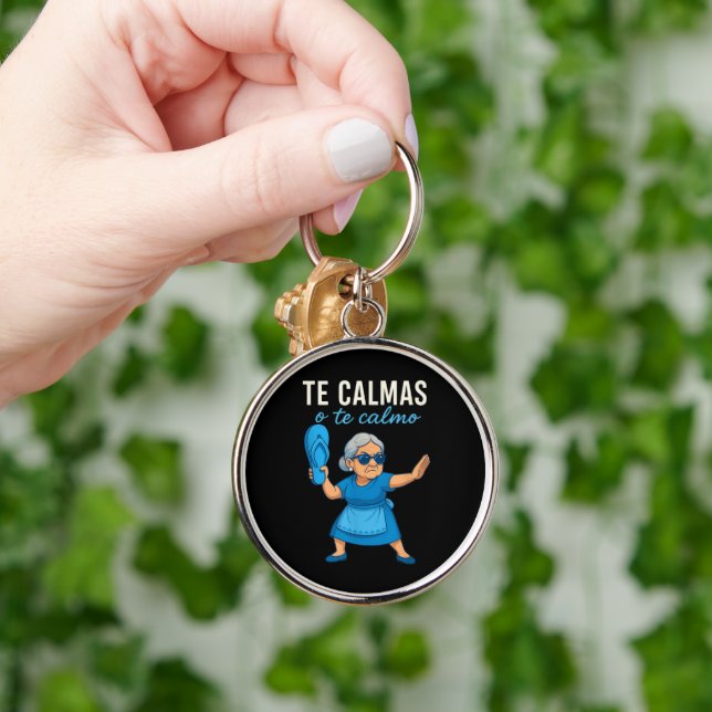 Funny Mexican Spanish Grandma Key Ring (Hand)