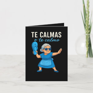 Funny Mexican Spanish Grandma Note Card