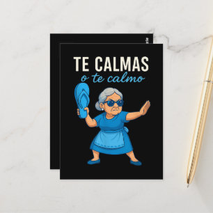 Funny Mexican Spanish Grandma Postcard