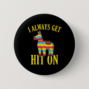 Funny Mexican Theme Party - Cinco De Mayo Attire 6 Cm Round Badge