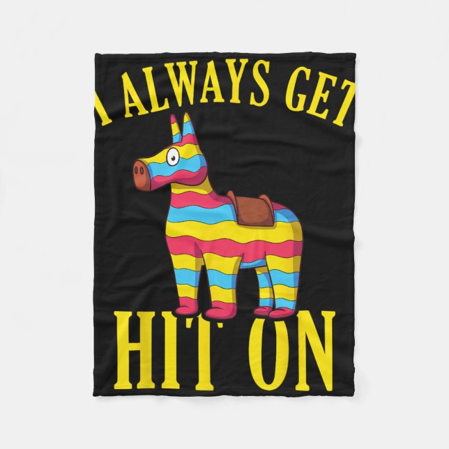 Funny Mexican Theme Party - Cinco De Mayo Attire  Fleece Blanket (Front)