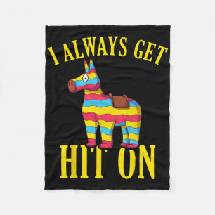 Funny Mexican Theme Party - Cinco De Mayo Attire  Fleece Blanket