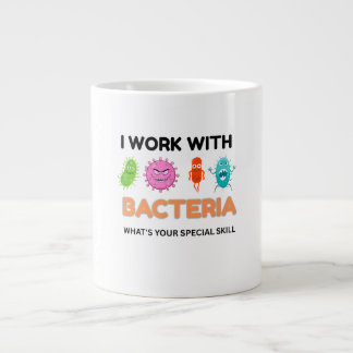 Funny Microbiology Mug – 'I Play With Bacteria' 