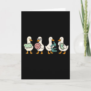 Funny Microbiology Silly Goose Biology Teacher Mic Card