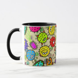 Funny Microscopic Laboratory Organisms Mug