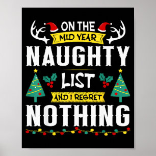 Funny Mid-year Christmas In July Beach Summer Chri Poster