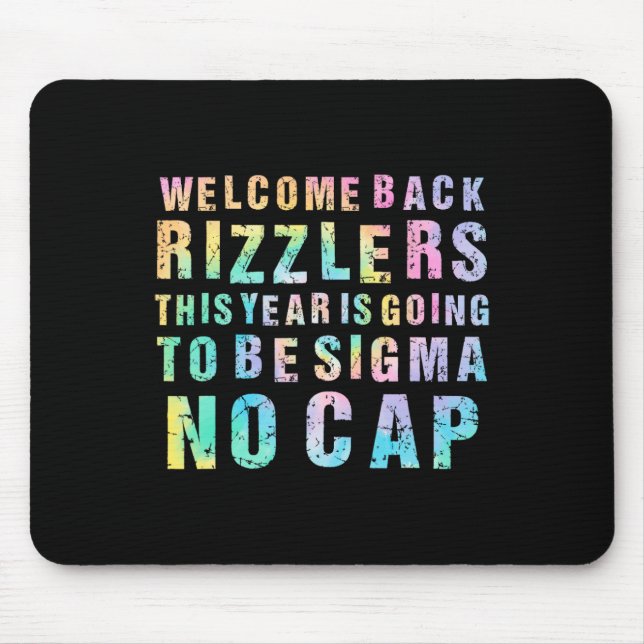 Funny Middle School Teacher Welcome Back To School Mouse Pad (Front)