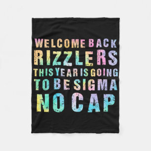 Funny Middle School Teacher Welcome Ck To School R Fleece Blanket