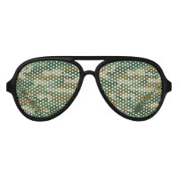 Funny military camouflage army camo party shades
