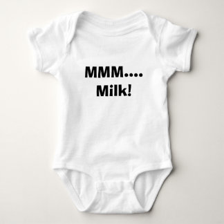 Funny Milk Baby T-Shirt Bodysuit