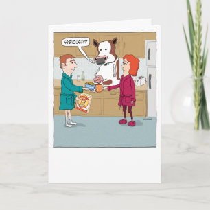 Funny Milking the Cow Happy Birthday Card