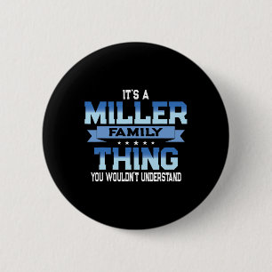 Funny Miller Family Reunion Tee Matching Vacation 6 Cm Round Badge