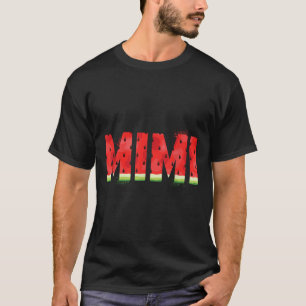 Funny Mimi Watermelon Summer Fruit Family Matching T-Shirt