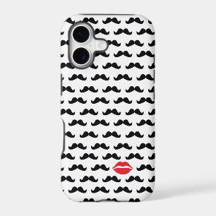 Funny mini moustache with lips for your phone!!