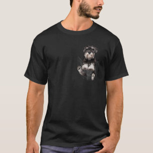 Funny Miniature Schnauzer In Your Pocket For Lover T-Shirt