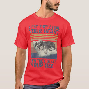 Funny Miniature Schnauzer Pet Lovers Dog Owner Men T-Shirt