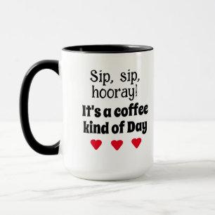 funny minimal black and white elegant typography mug