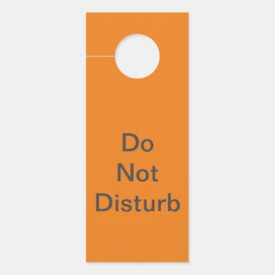 Funny Minimalist Do Not Disturb Hanger
